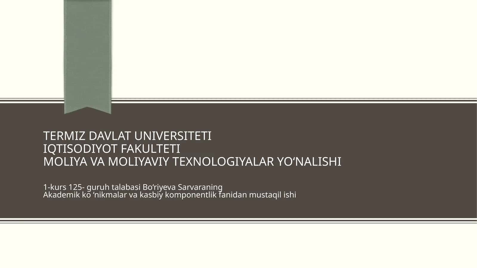 Molia va Moliyaviy Texnologiyalar Yo‘nalishi 1