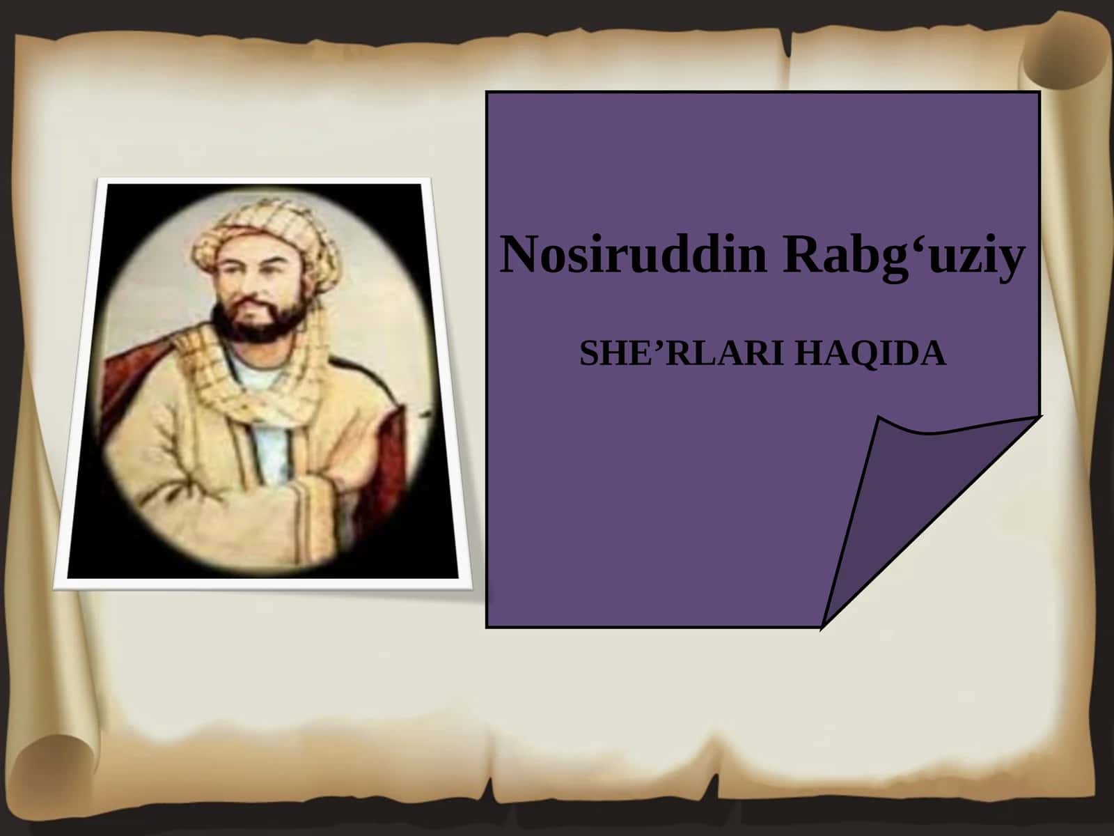 SHE’RLARI HAQIDA 1
