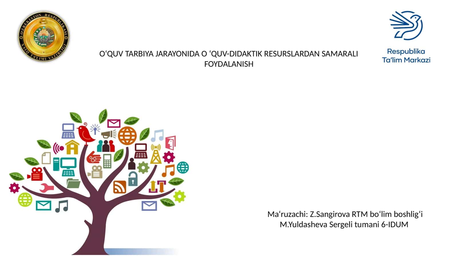 ZAMONAVIY PEDAGOGIK TEXNOLOGIYA 1