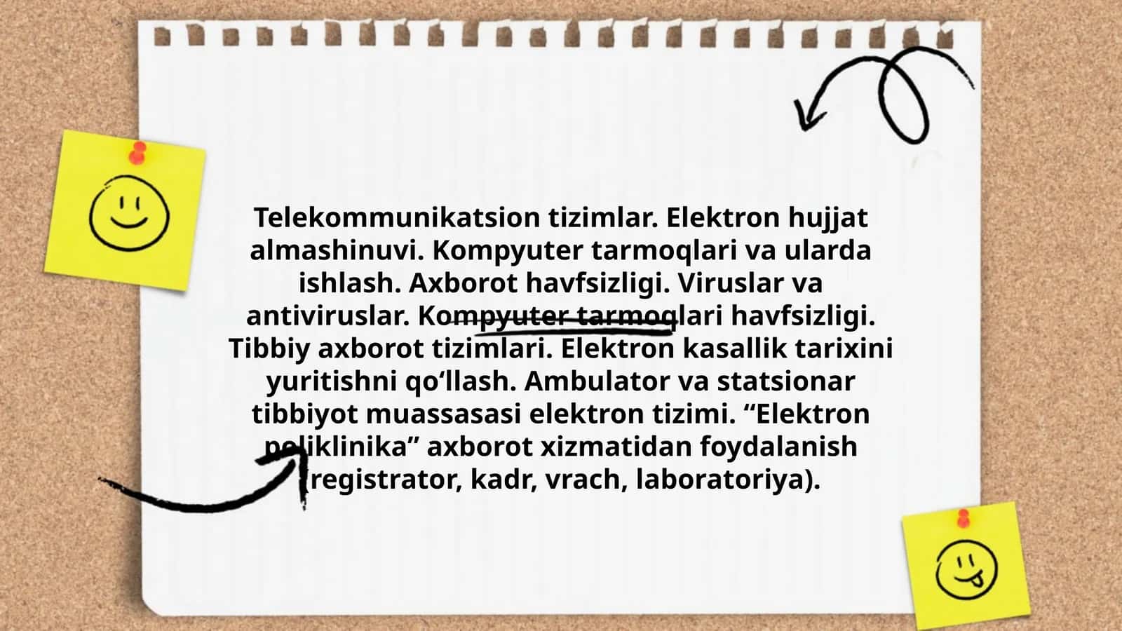Tibbiy axborot tizimlari 1