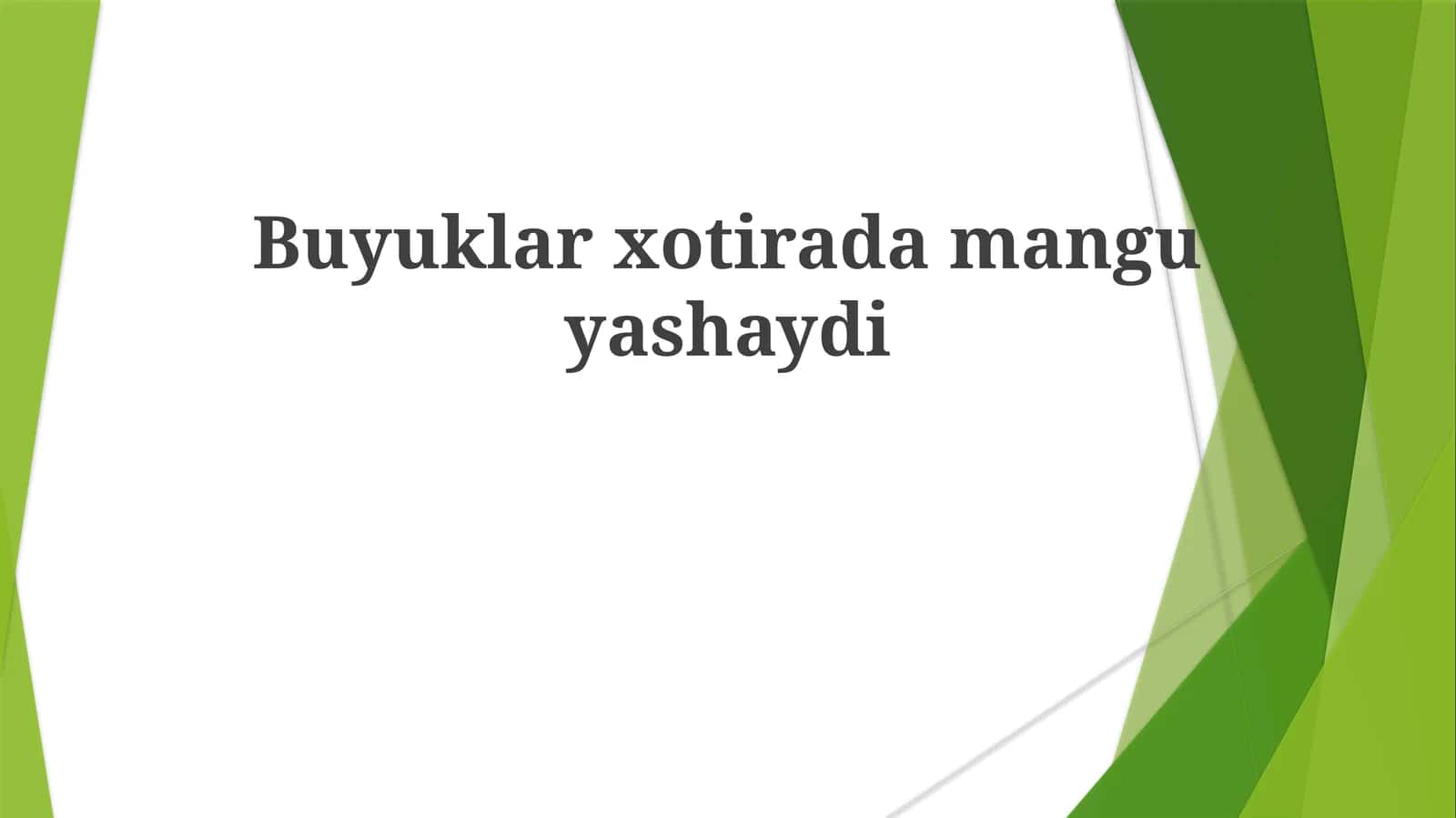 Xotirada Abadiy Qolgan Buyuklar 1