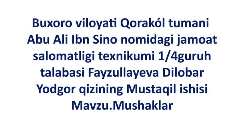 Abu Ali Ibn Sino nomidagi jamoatsalomatligi texnikumi 1