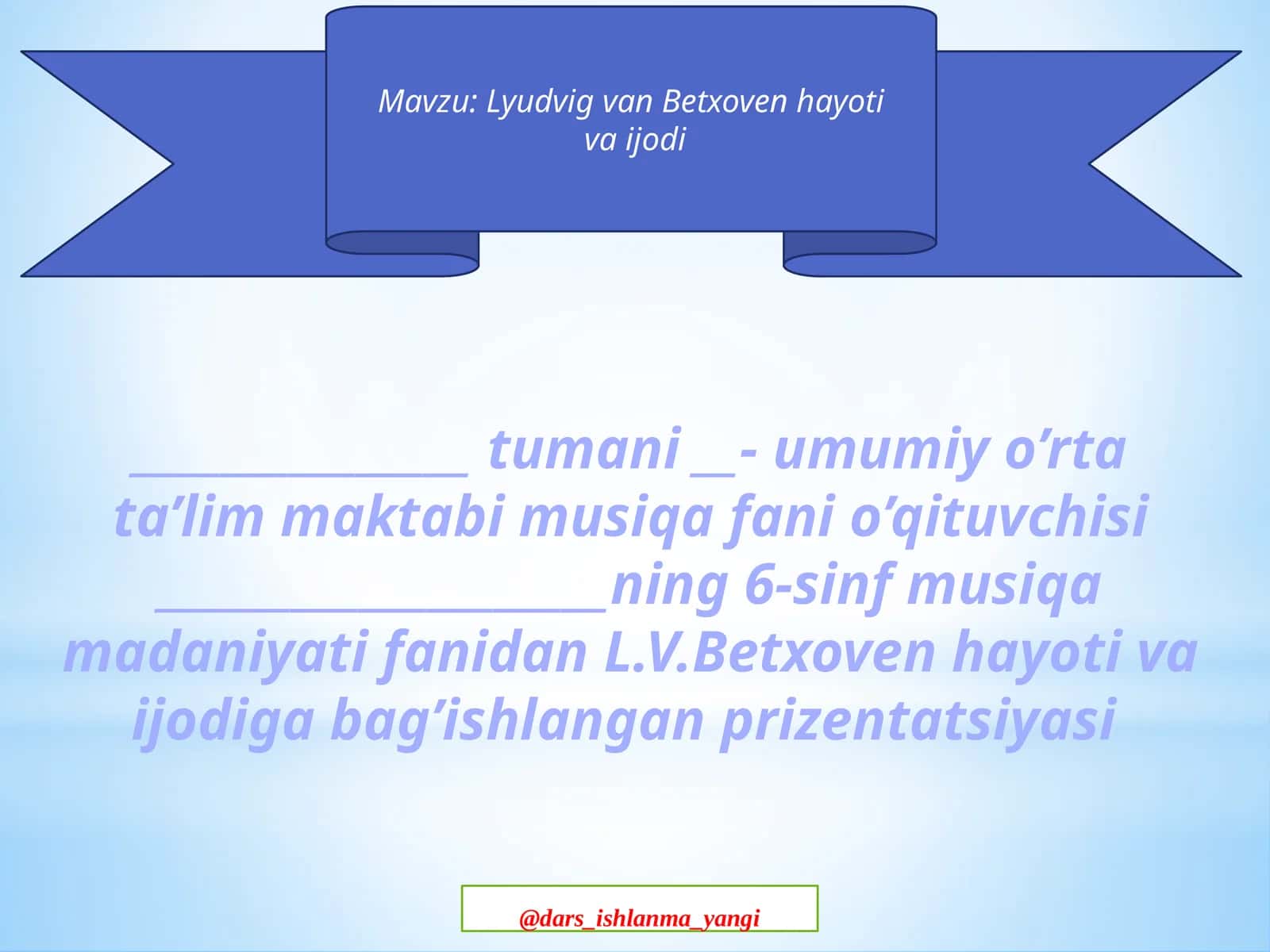 Lyudvig van Betxoven hayoti va ijodi 1