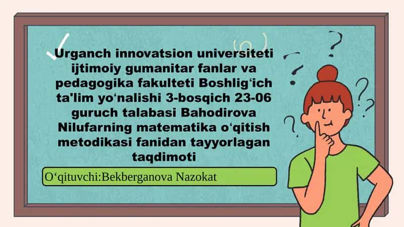 Oʻnli kasrlarning asosiy shakl va xususiyatlari 1