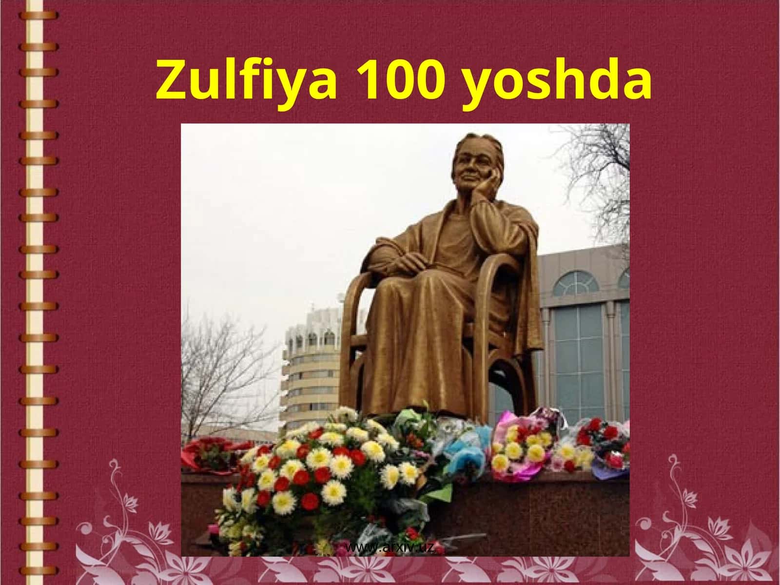 Zulfiya 100 yoshda 1