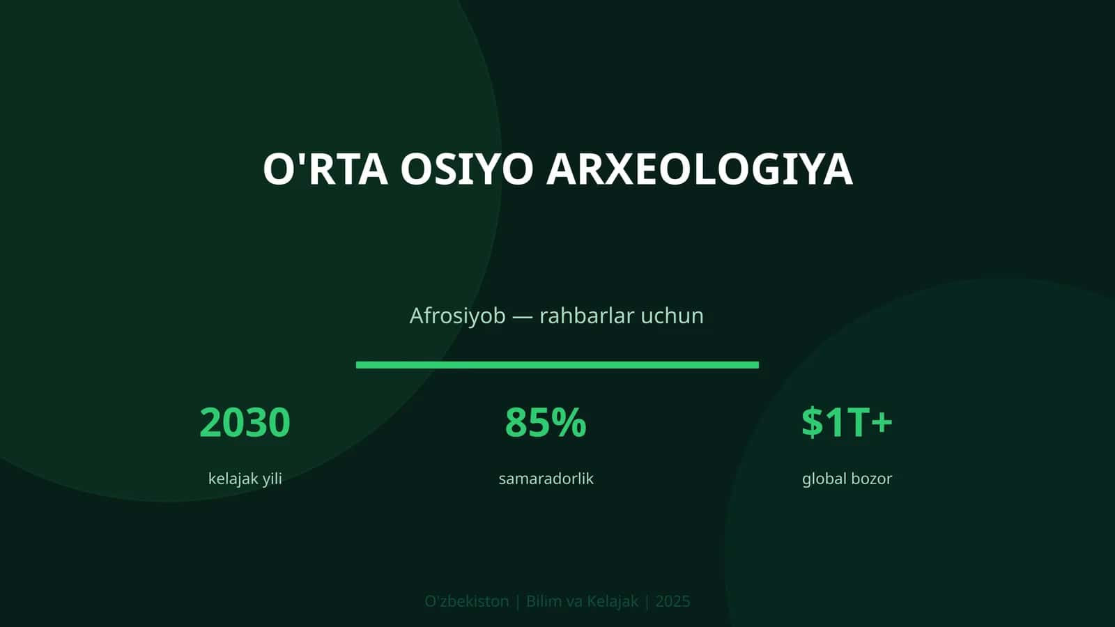 O'rta Osiyo arxeologiya 1