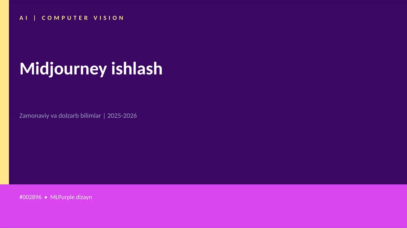 Midjourney ishlash 1
