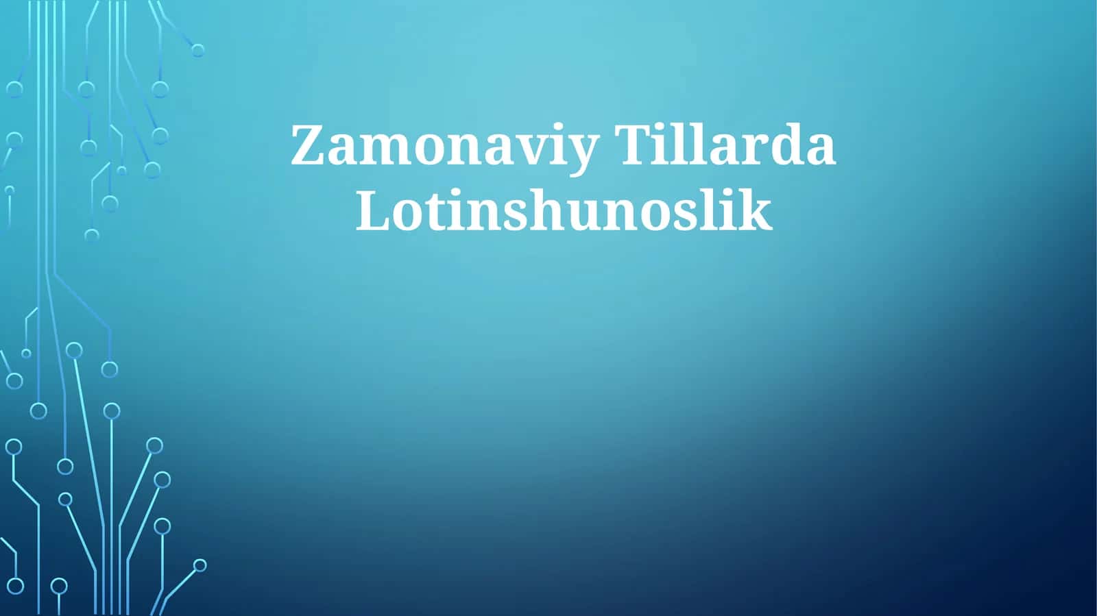 Lotinovedeniye 1