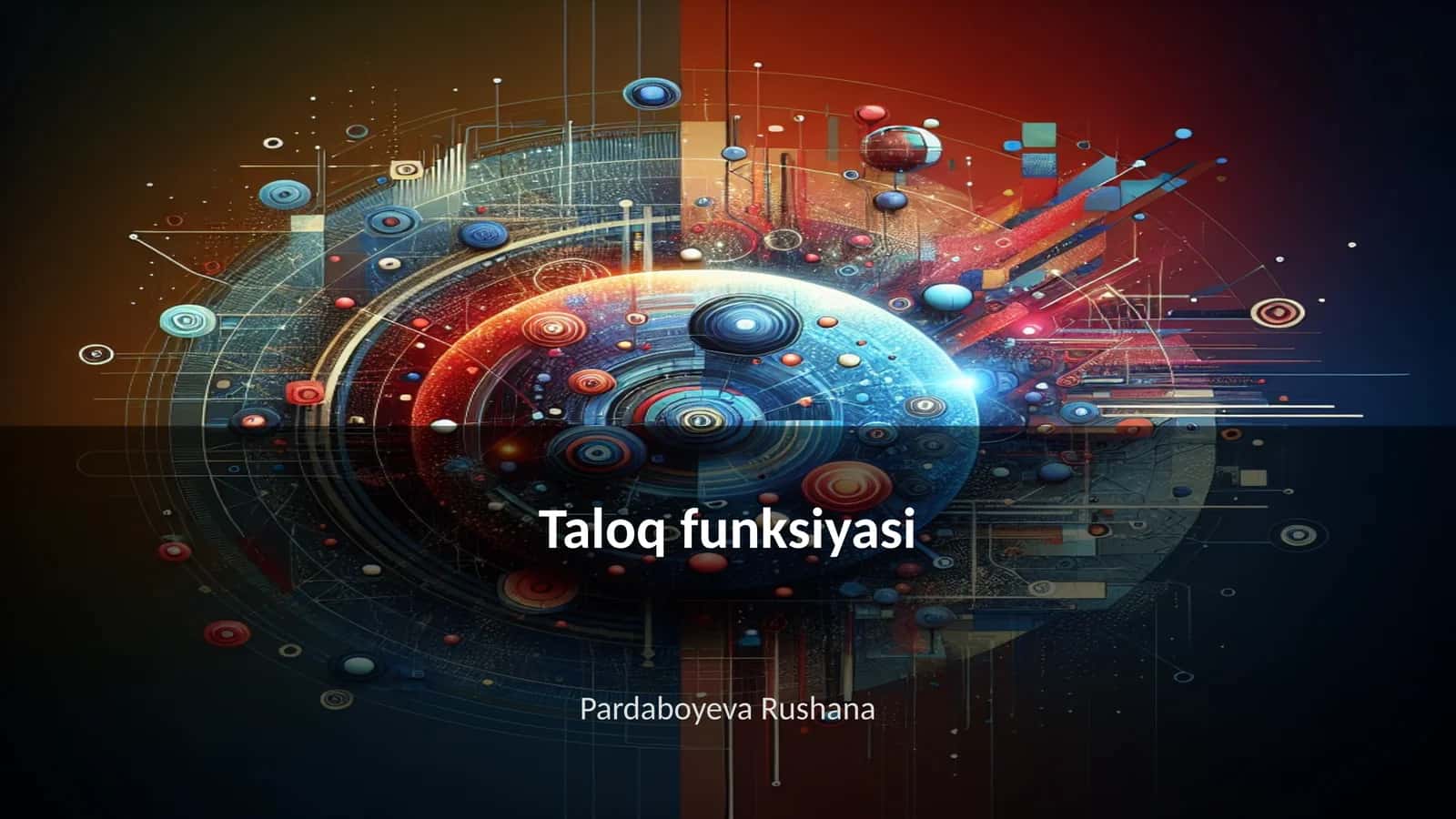 Taloq funksiyasi 1