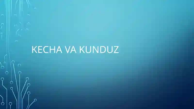 Kecha va kunduz