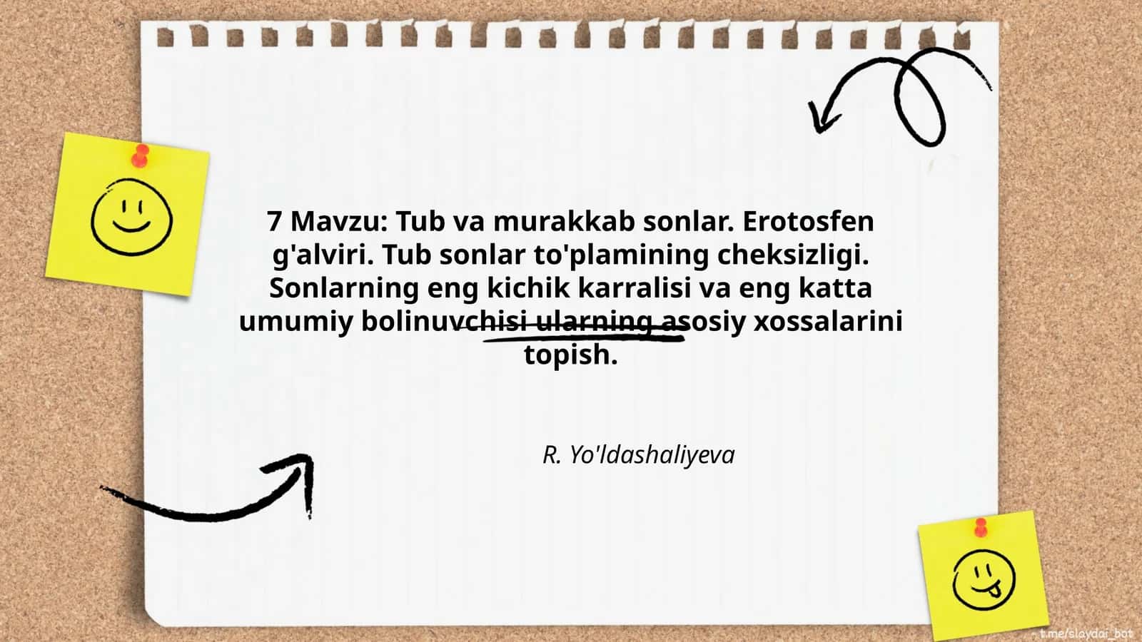 Tub va murakkab sonlar 1