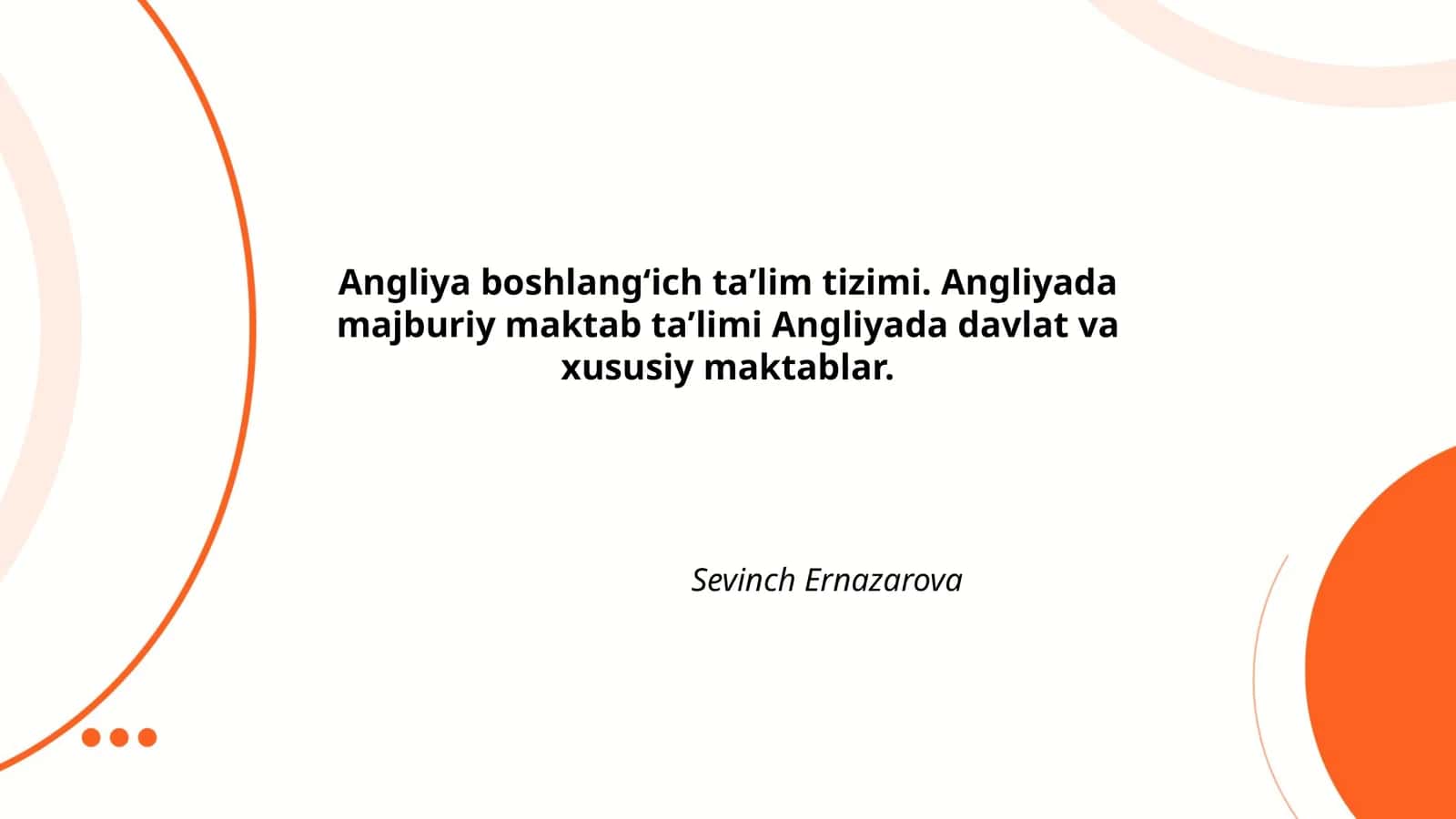 Angliya boshlangʻich taʼlim tizimi 1