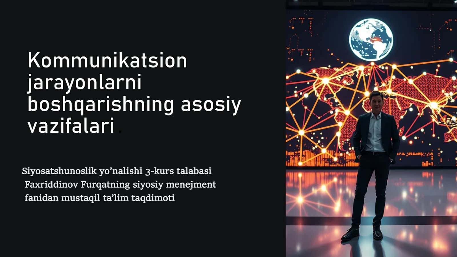 Kommunikatsion jarayonlarni boshqarishning asosiy vazifalari. 1