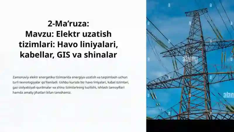 Elektr uzatish tizimlari
