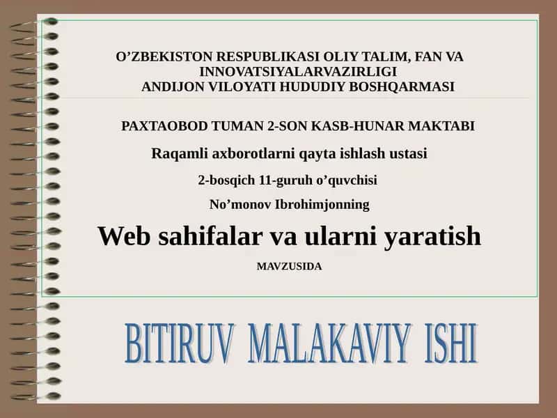 Raqamli axborotlarni qayta ishlash ustasi 1