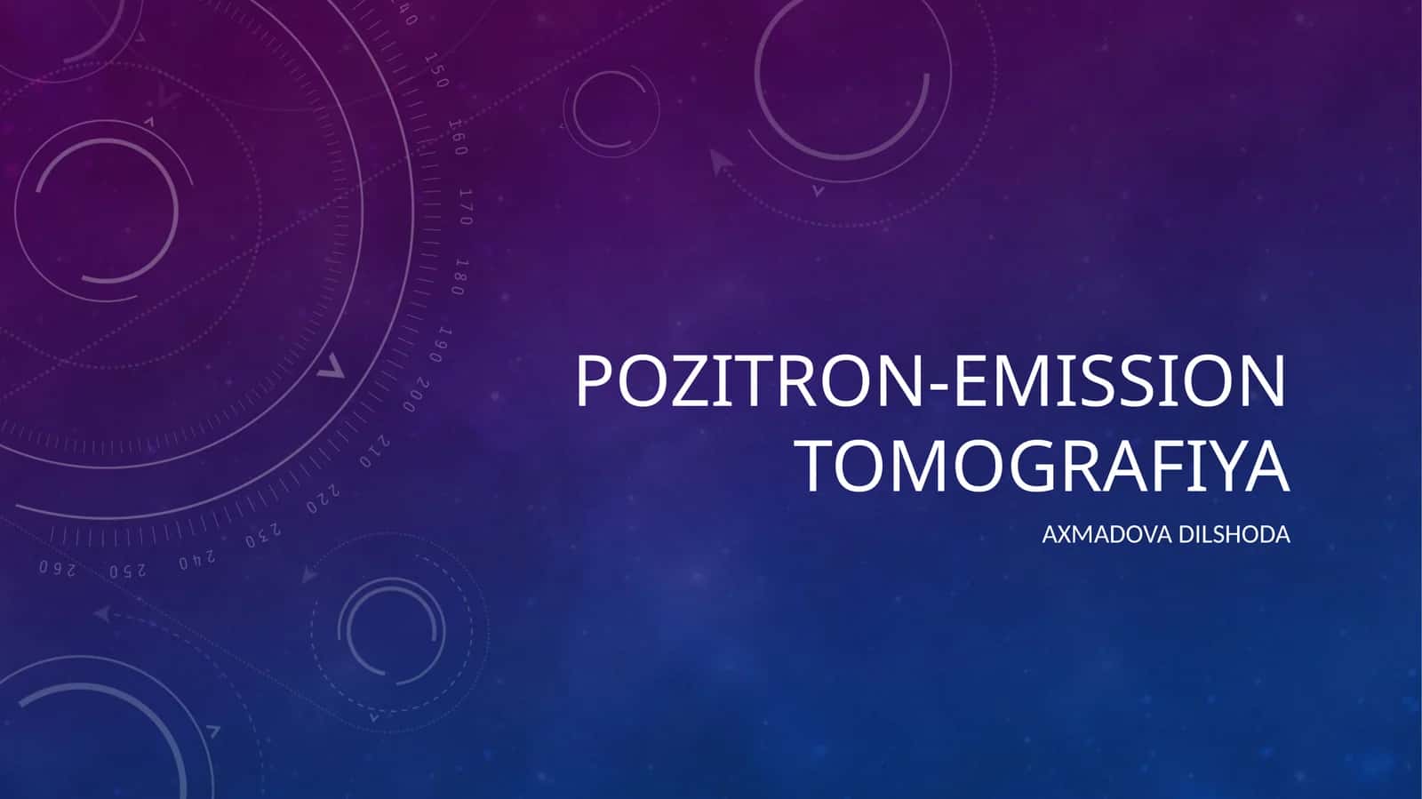 Pozitron-emissiontomografiya 1