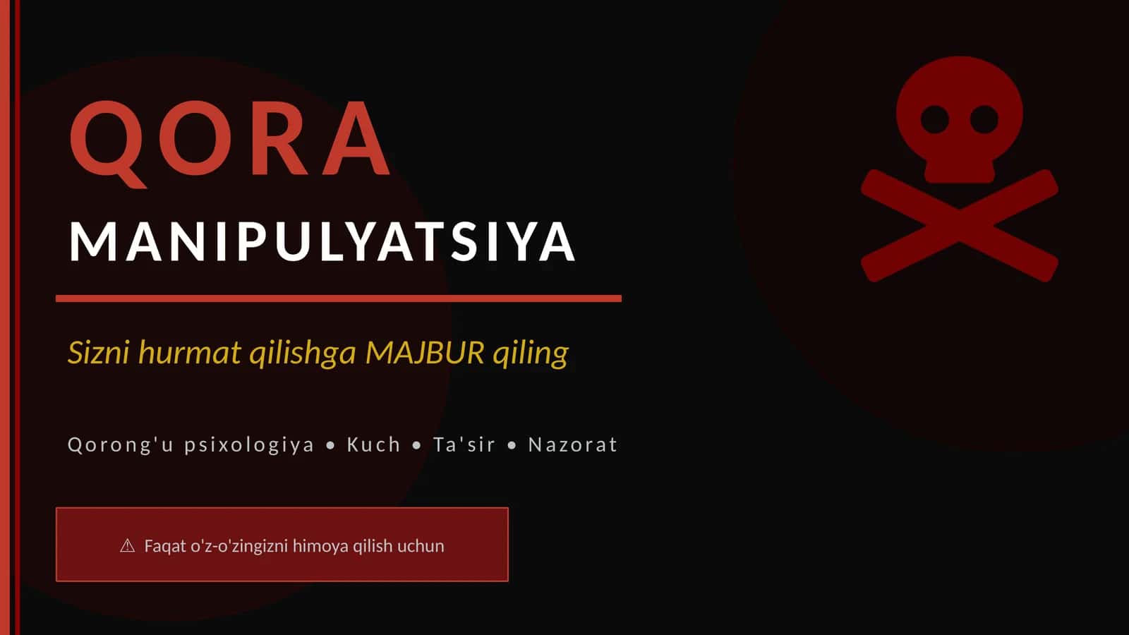QORA MANIPULYATSIYA 1