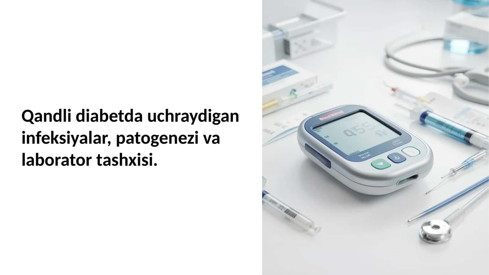 Qandli diabetda uchraydigan infeksiyalar, patogenezi va laborator tashxisi 1