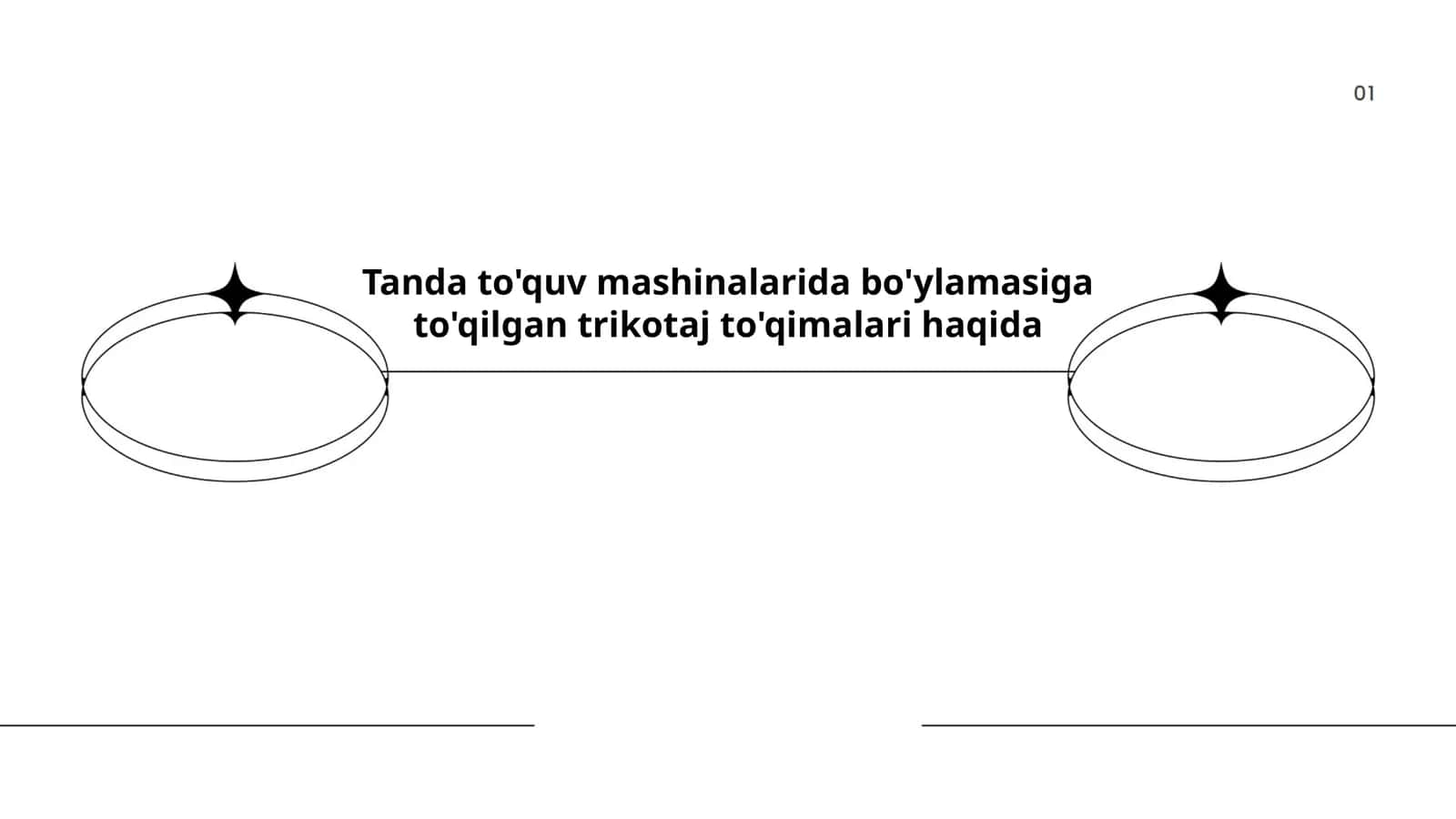 Tanda to'quv mashinalarida bo'ylamasiga to'qilgan trikotaj to'qimalari haqida 1