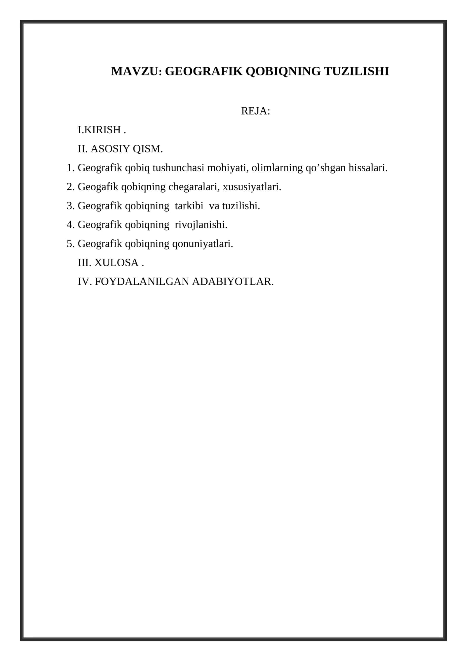 GEOGRAFIK QOBIQNING TUZILISHI 1