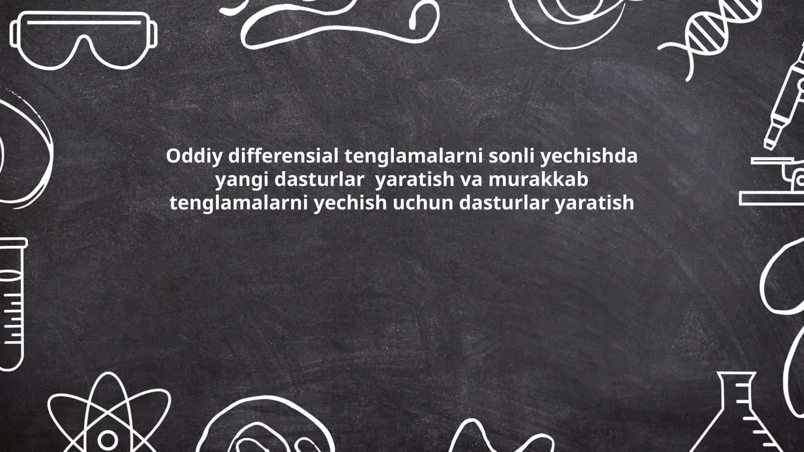 Sonli integratsiya usullari 1