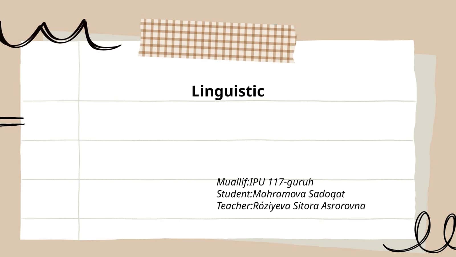 Linguistik 1