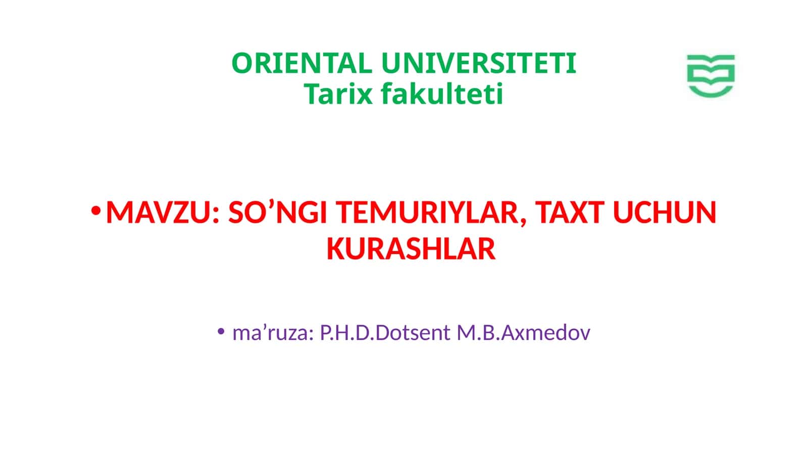 SO’NGI TEMURIYLAR,TAXT UCHUN KURASHLAR 1