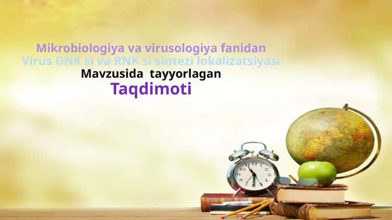 Virus DNK si va RNK si sintezi lokalizatsiyasi 1
