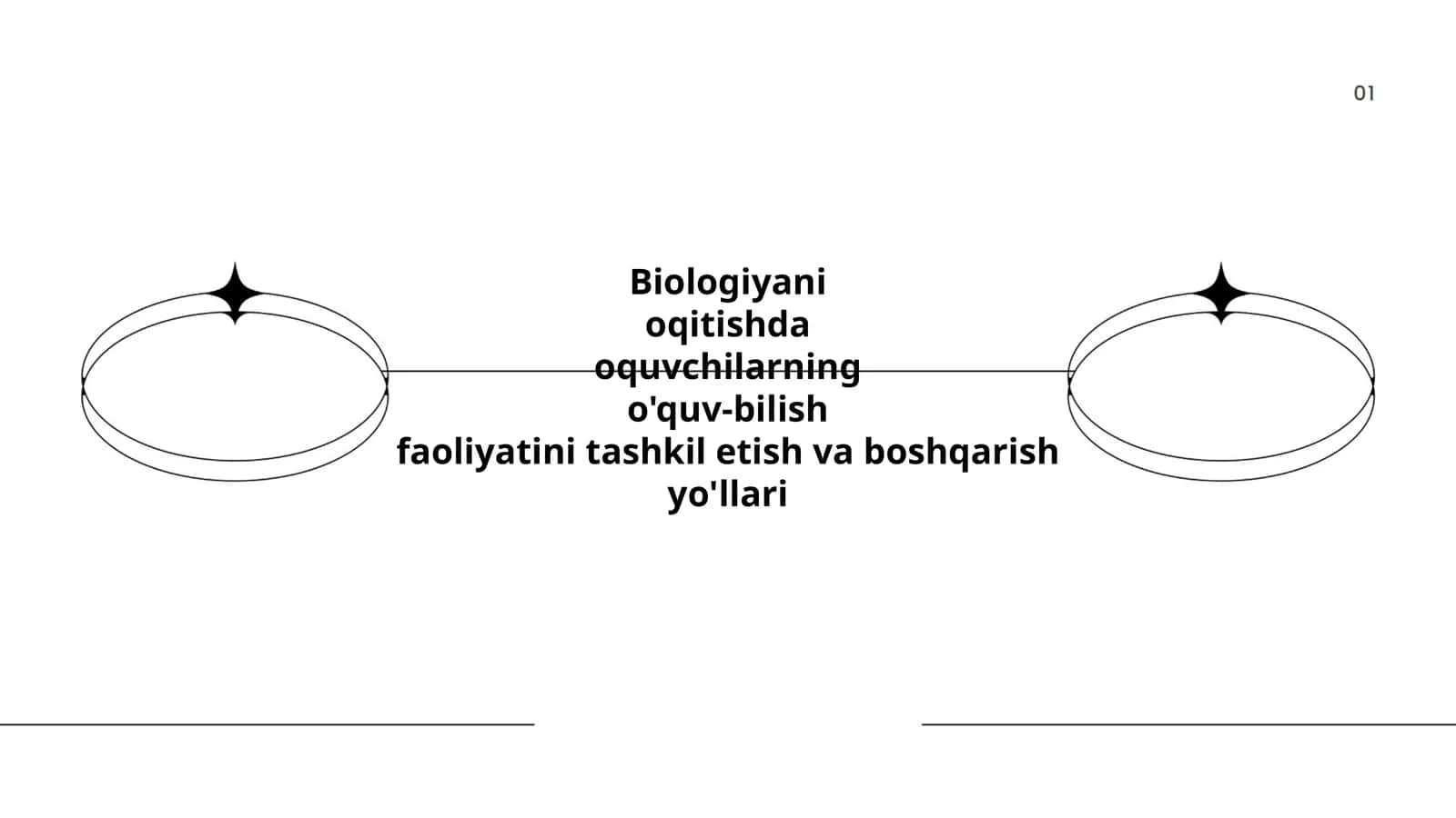 Biologiya o'qitishda o'quv-bilish faoliyatini tashkil etish va boshqarish yo'llari 1