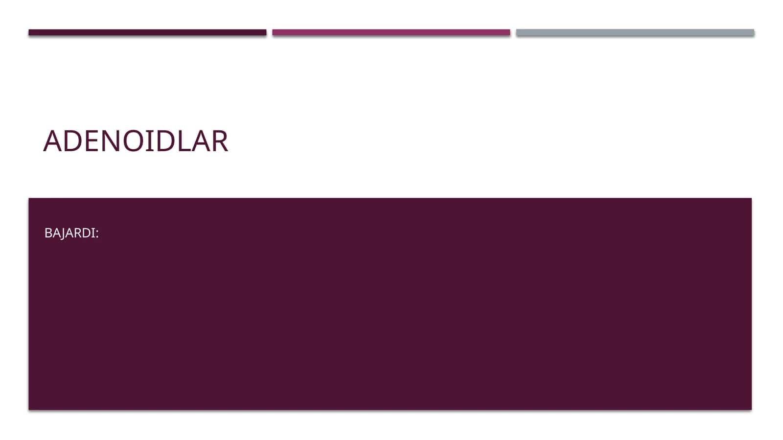 Adenoidlar 1