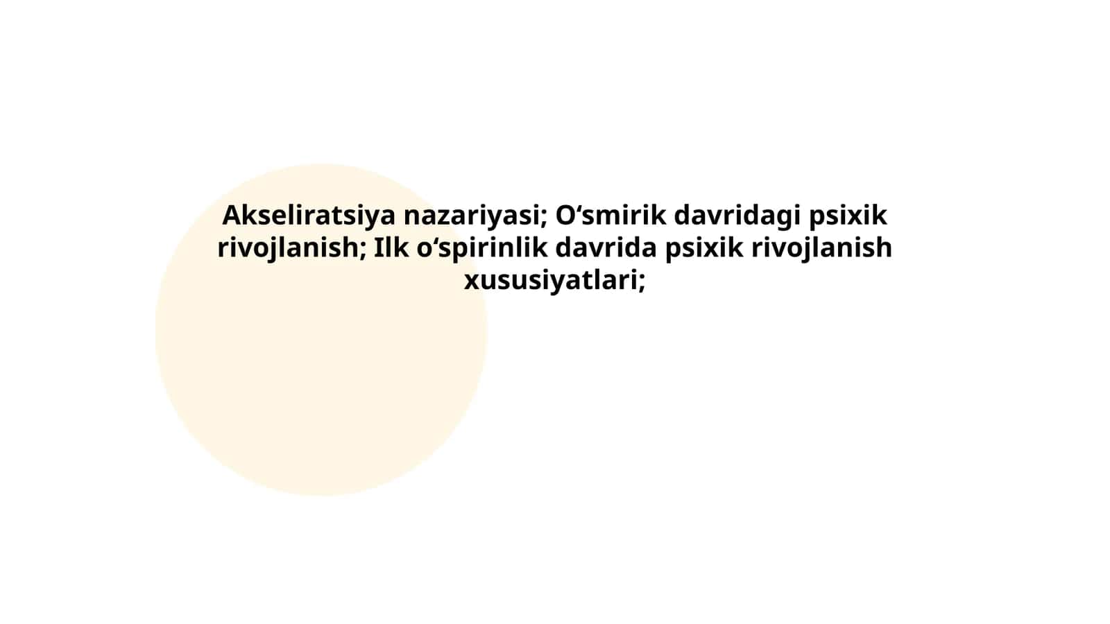 Akseliratsiya nazariyasi 1