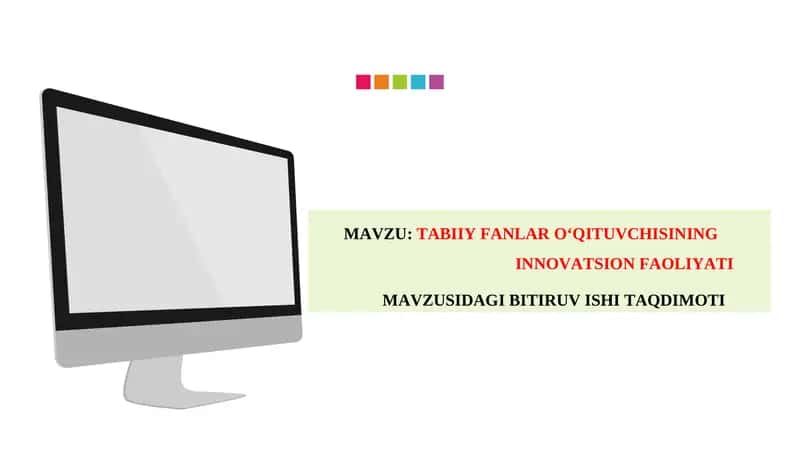 Tabiiy Fanlar O‘qituvchisining Innovatsion Faoliyati 1