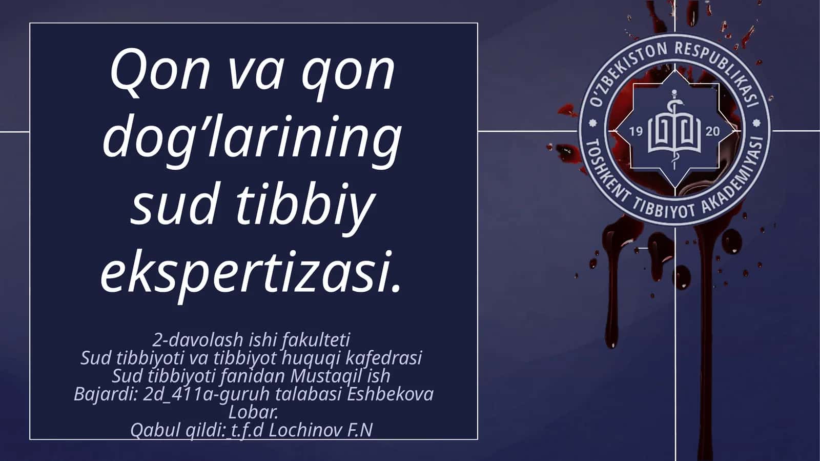 QON VA QON DOG’LARINING SUD TIBBIY EKSPERTIZASI 1