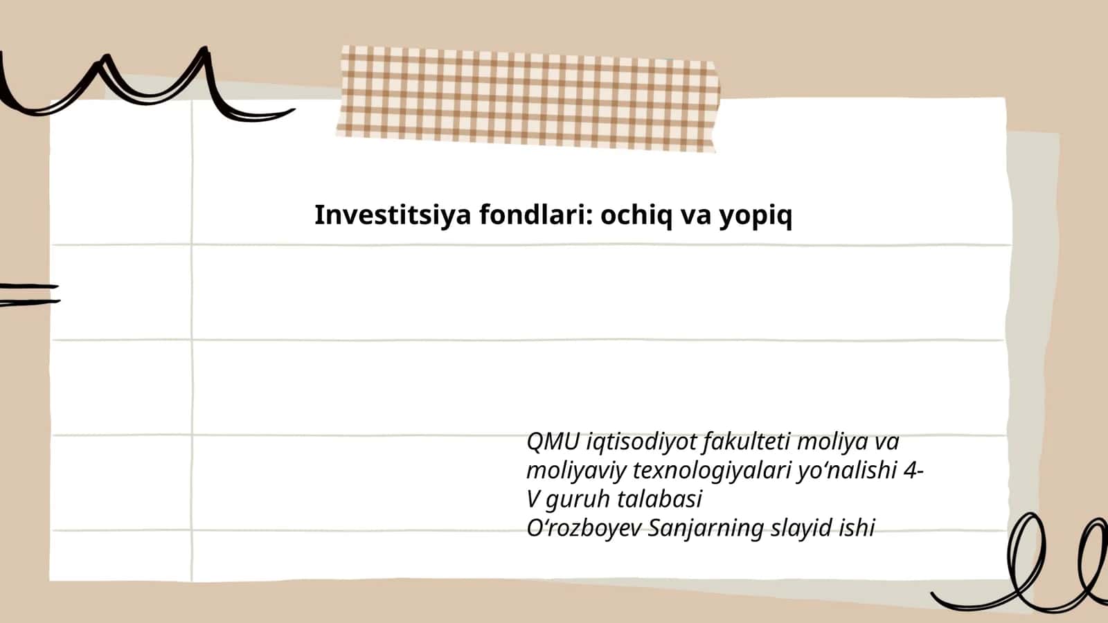 Ochiq investitsiya fondlari 1