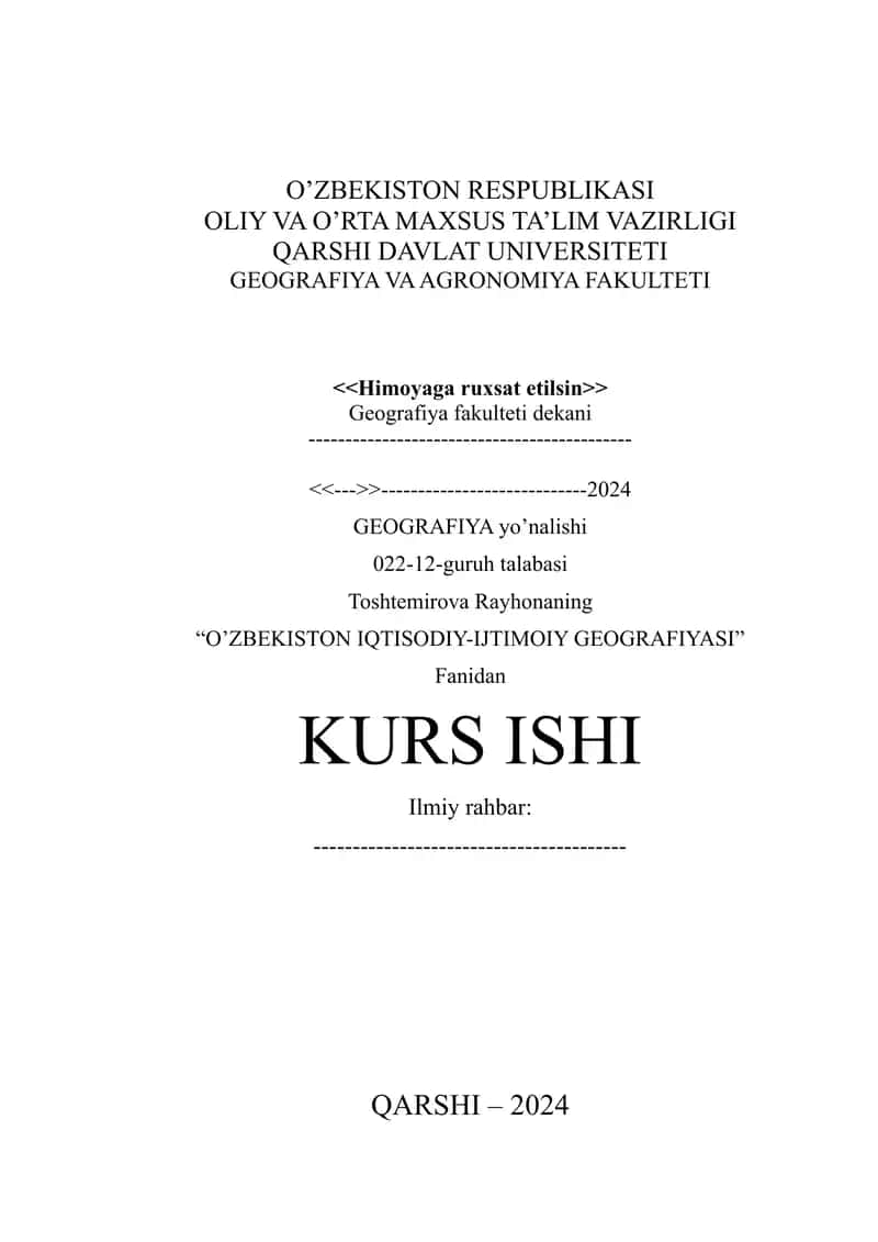 O'zbekiston Respublikasi chorvachiligi 1