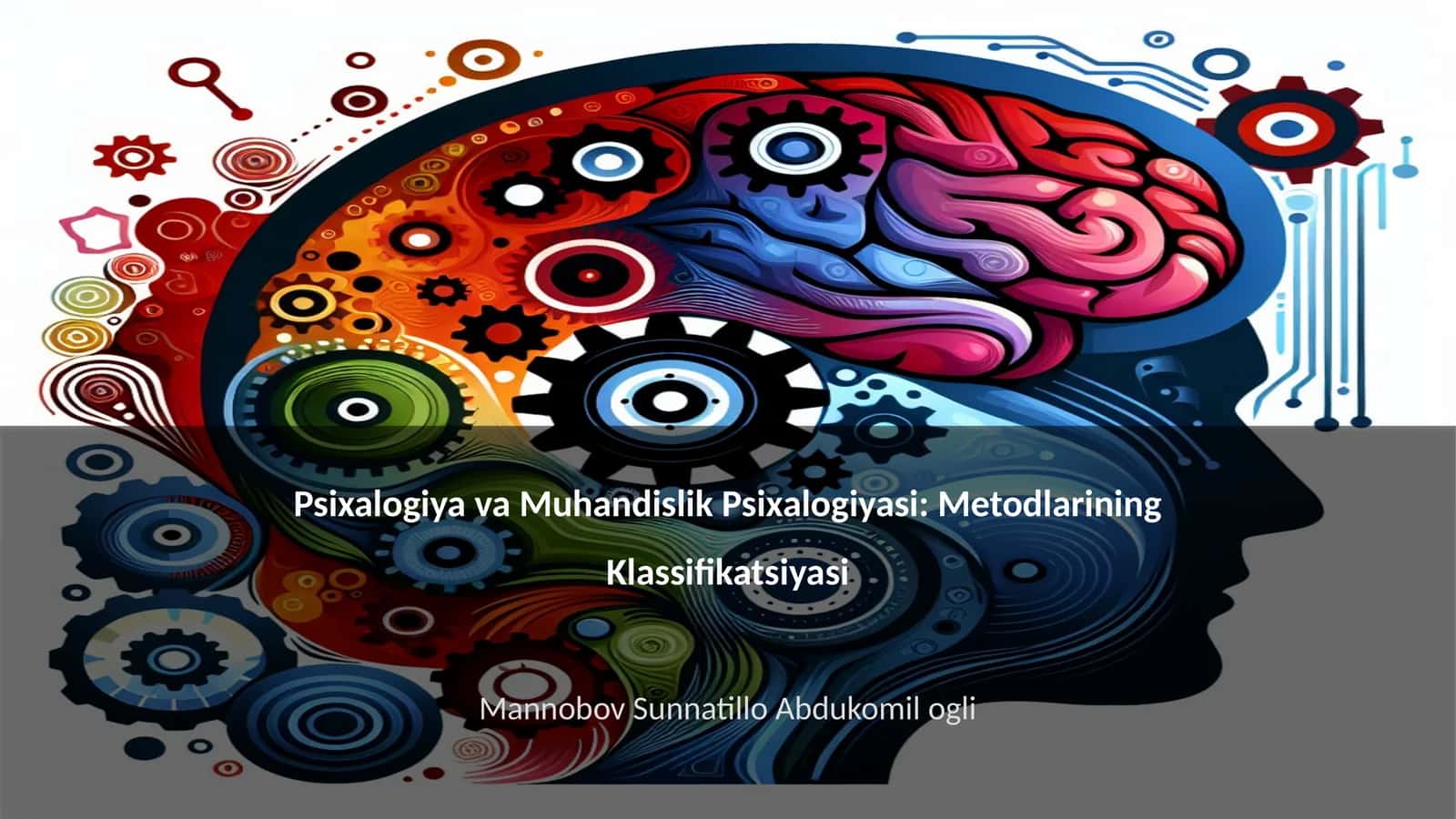 Psixalogiya va Muhandislik Psixalogiyasi: Metodlarining Klassifikatsiyasi 1