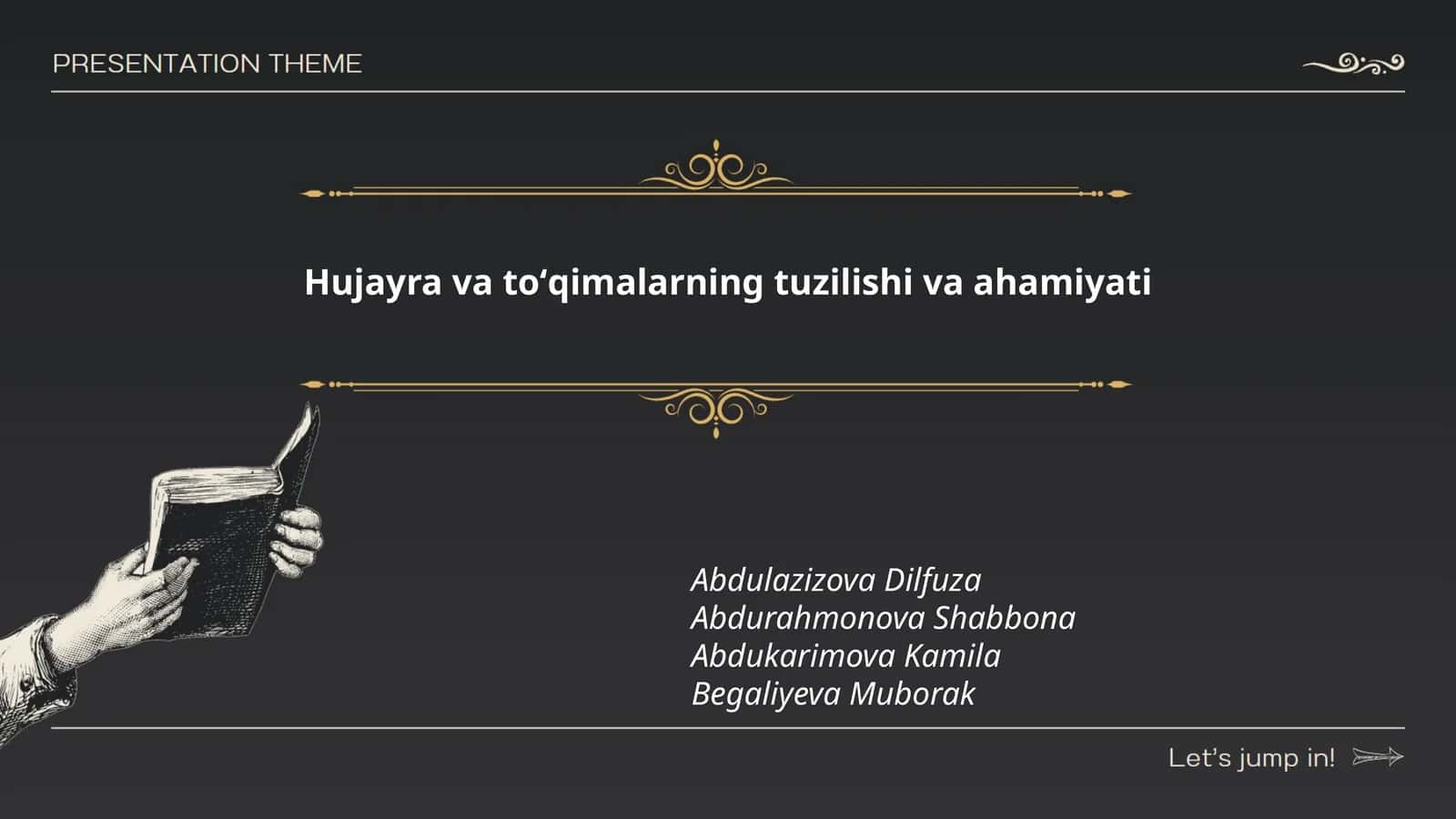 Hujayra va toʻqimalarning tuzilishi va ahamiyati 1