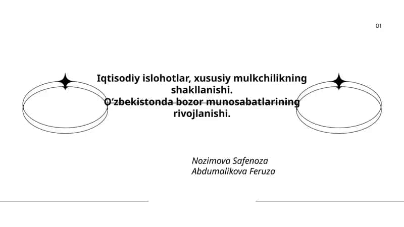 O‘zbekistonda iqtisodiy islohotlarning tarixiy bosqichlari 1