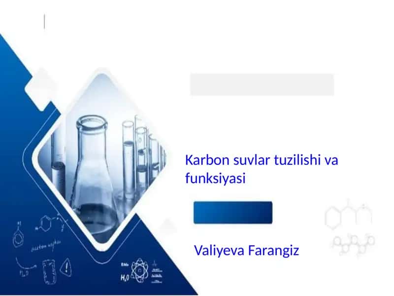 Karbon suvlar tuzilishi va funksiyasi 1