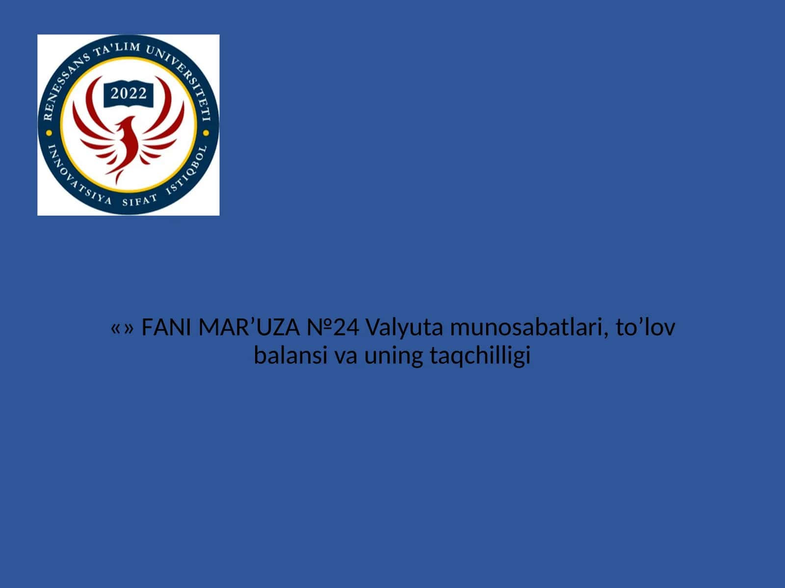 Iqtisodiyot nazariyasi 1