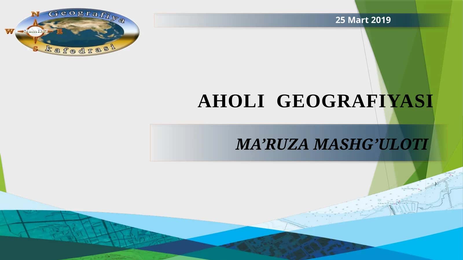 AHOLI GEOGRAFIYASI 1