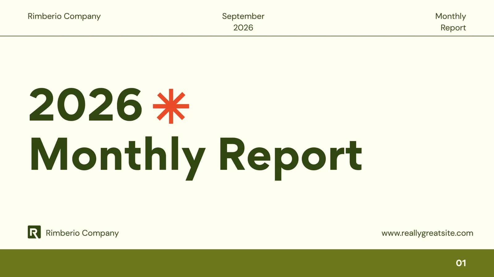 September 2026 Monthly Report 1