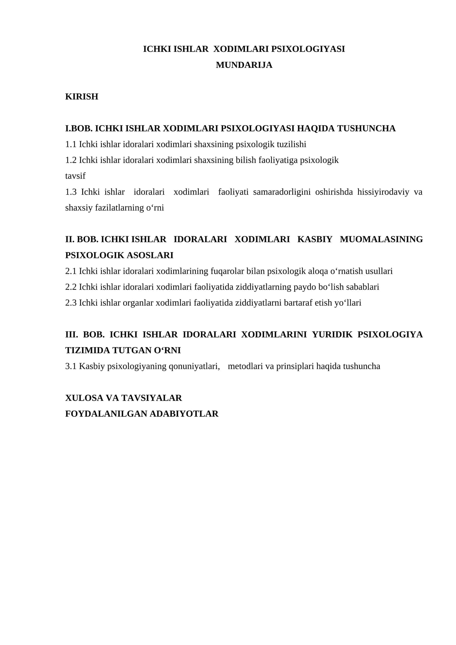 ICHKI ISHLAR XODIMLARI PSIXOLOGIYASI 1
