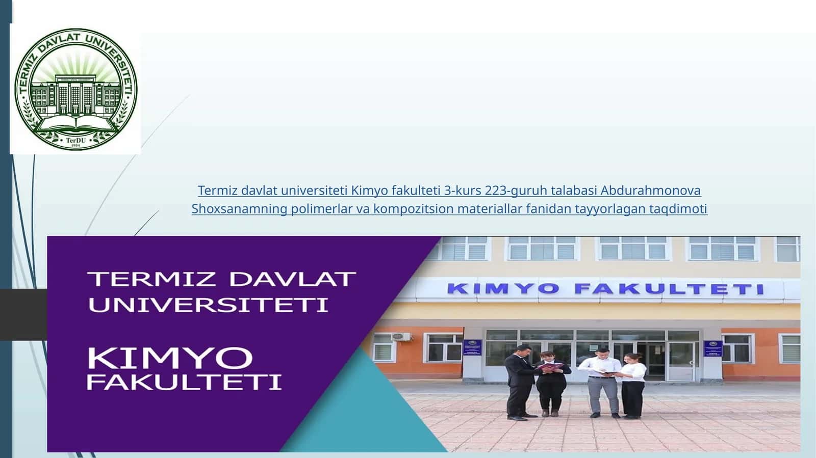 Polimer kompozitsion materiallar 1