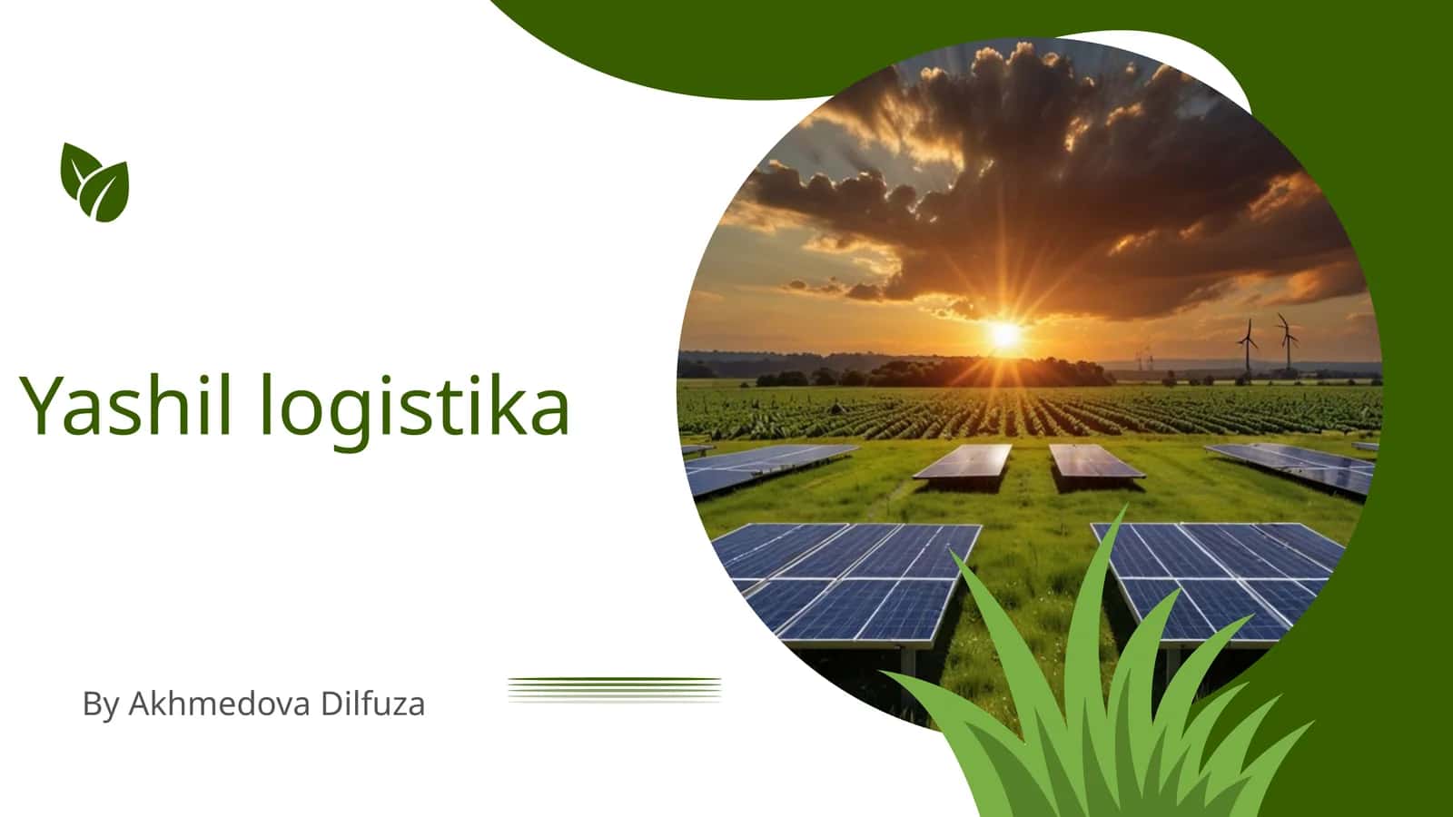 Yashil logistika 1