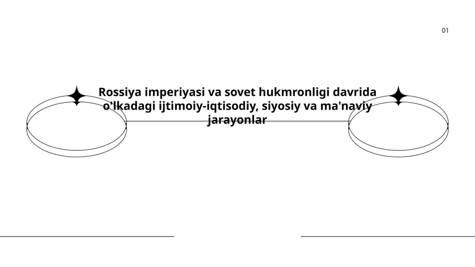 Rossiya imperiyasi va sovet hukmronligi davrida o'lkadagi ijtimoiy-iqtisodiy, siyosiy va ma'naviy jarayonlar 1