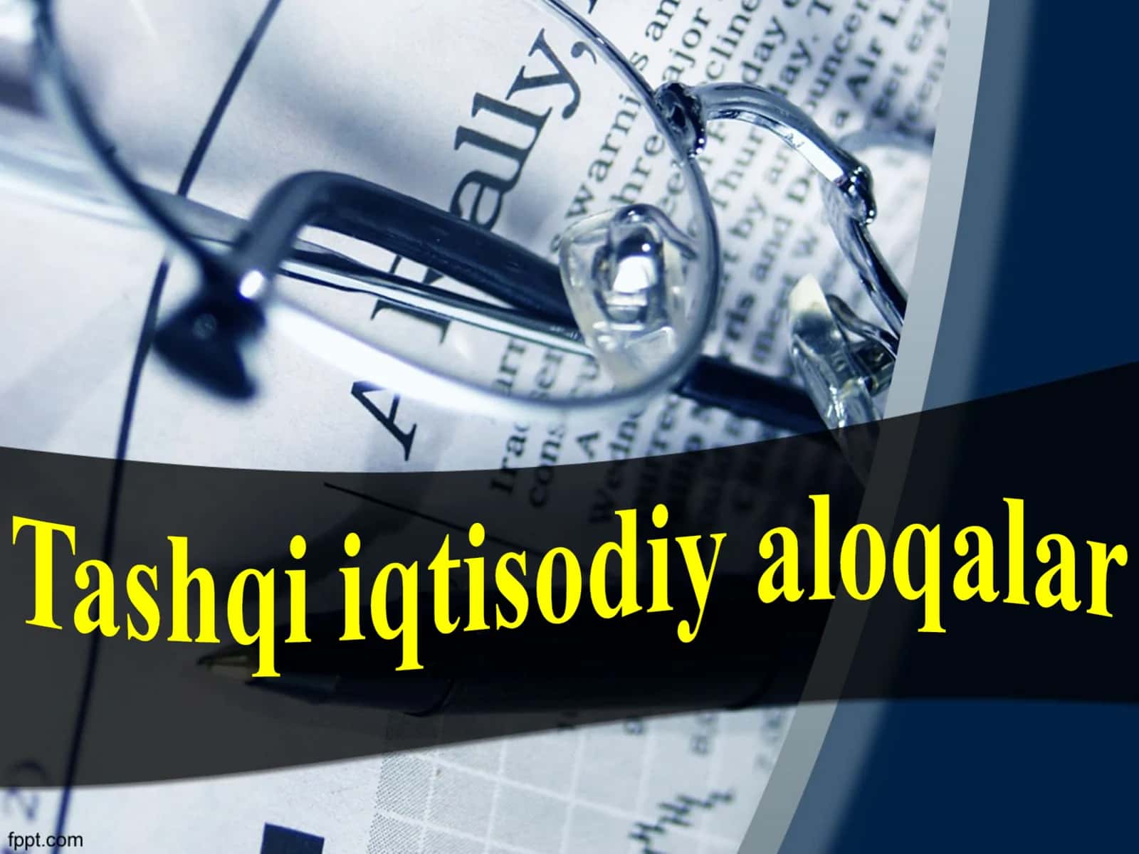 Tashqi iqtisodiy aloqalar 1