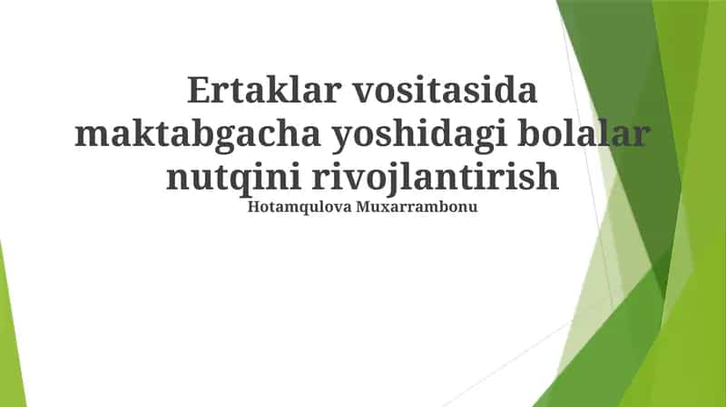 Samarali Ertak Terapiyasi Metodlari 1