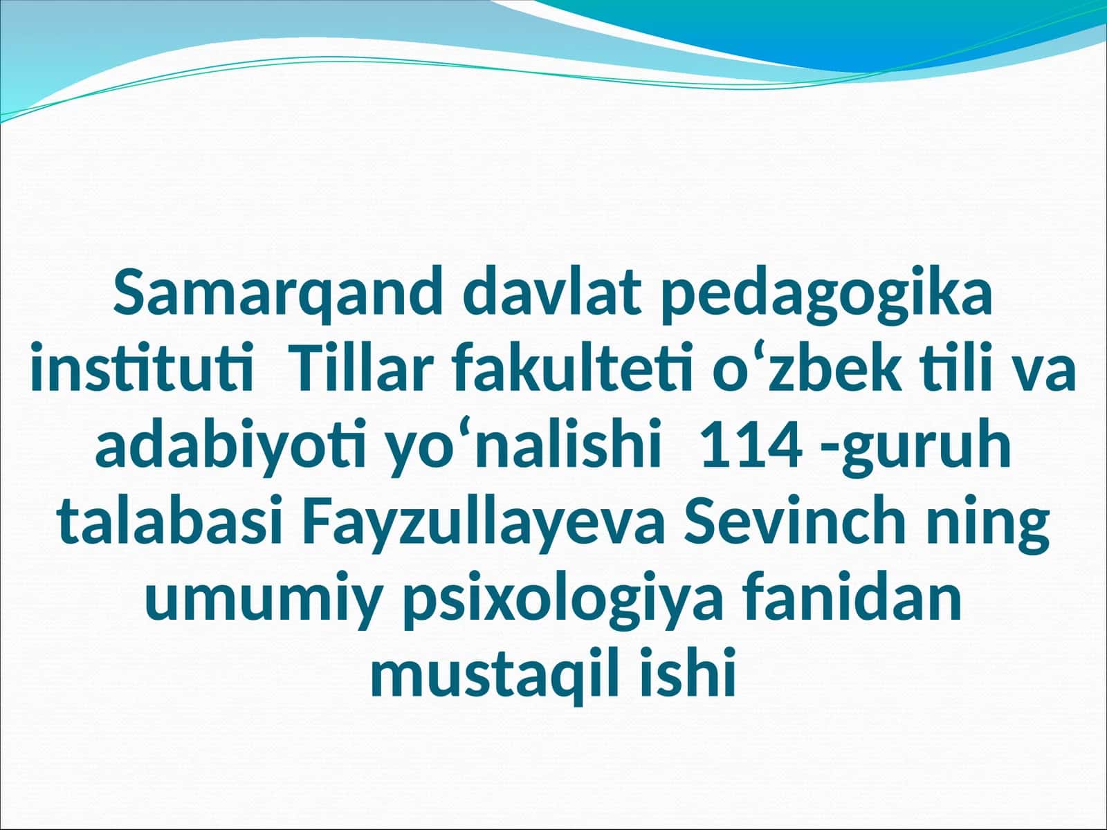 Layoqat va qobiliyat tushunchasi 1