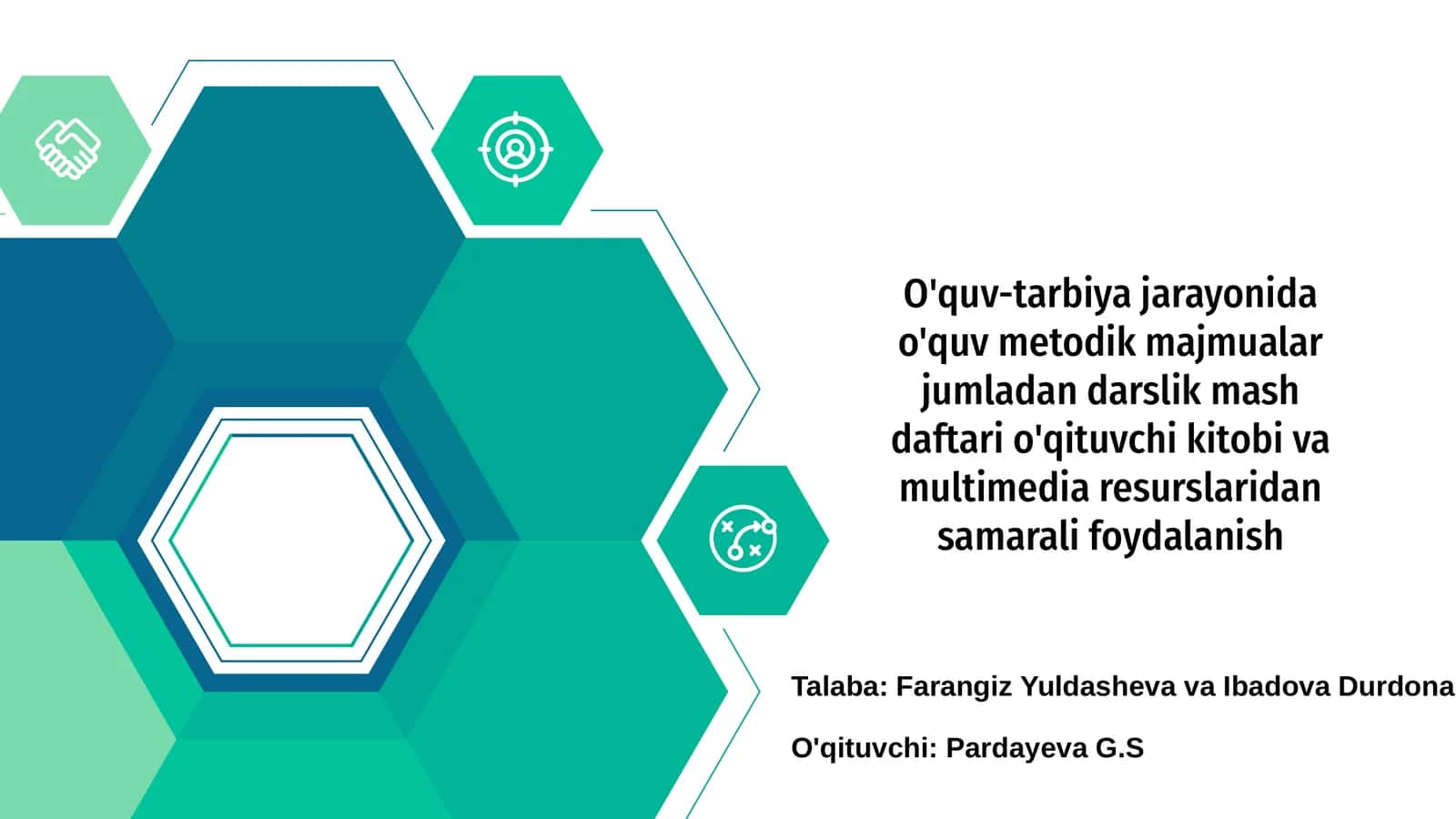 O'quv-tarbiya o'qituvchi kitobi va resurslar 1